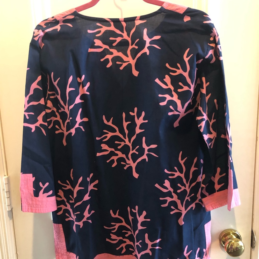 COPY - Cute navy and pink tunic - Picture 3 of 4